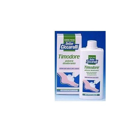 Dr. Ciccarelli Timodore polvere deodorante e rinfrescante per i piedi 75 g Dr. Ciccarelli Timodore polvere deodorante e rinfrescante per i piedi 75 g
