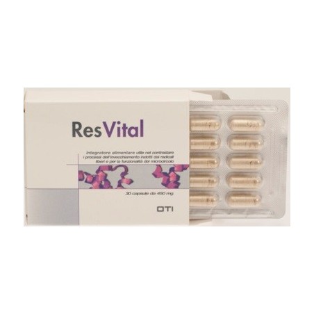 ResVital integratore per la funzionalità del microcircolo 30 capsule ResVital integratore per la funzionalità del microcircolo 30 capsule