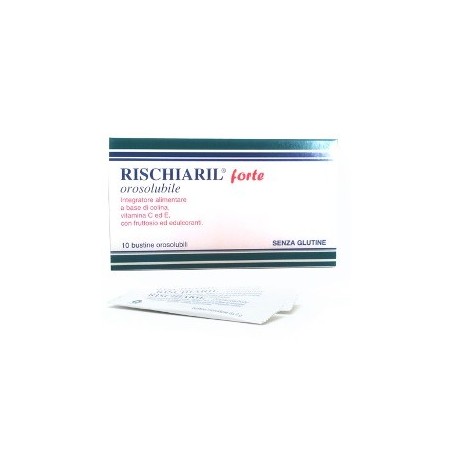 Rischiaril Forte integratore con coline e vitamine C ed E 10 bustine Rischiaril Forte integratore con coline e vitamine C ed E 10 bustine