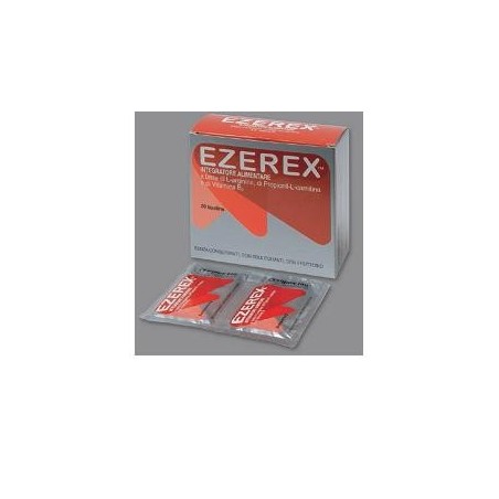 Ezerex integratore contro stanchezza fisica e affaticamento 20 bustine Ezerex integratore contro stanchezza fisica e affaticamento 20 bustine