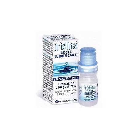Iridina gocce lubrificanti con acido ialuronico per occhio secco 10 ml Iridina gocce lubrificanti con acido ialuronico per occhio secco 10 ml