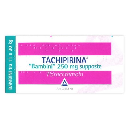 Tachipirina Bambini (11-20 KG) 250 mg - 10 Supposte Tachipirina Bambini (11-20 KG) 250 mg - 10 Supposte