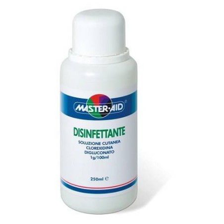 Master Aid disinfettante soluzione cutanea 1 g/100 ml 250 ml Master Aid disinfettante soluzione cutanea 1 g/100 ml 250 ml