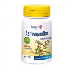 LongLife Ashwagandha integratore per stanchezza fisica e mentale 500 mg