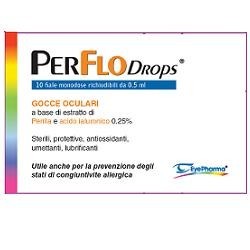 PerFlo Drops gocce oculari protettive lubrificanti occhi secchi 10 fiale monodose