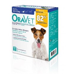 OraVet Gum 7 Pezzi per l'Igiene Dentale dei Cani da 4,5kg a 11kg
