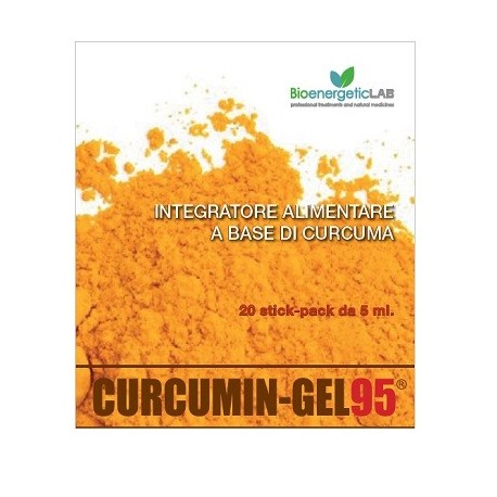 Curcumin Gel 95+ integratore antiossidante per funzionalità articolare 20 bustine