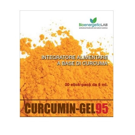Curcumin Gel 95+ integratore antiossidante per funzionalità articolare 20 bustine Curcumin Gel 95+ integratore antiossidante per funzionalità articolare 20 bustine
