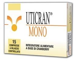 Uticran Mono 15 compresse - Integratore per l'appartato urinario