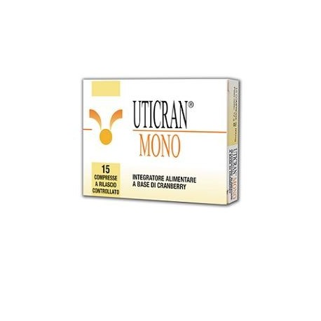 Uticran Mono 15 compresse - Integratore per l'appartato urinario