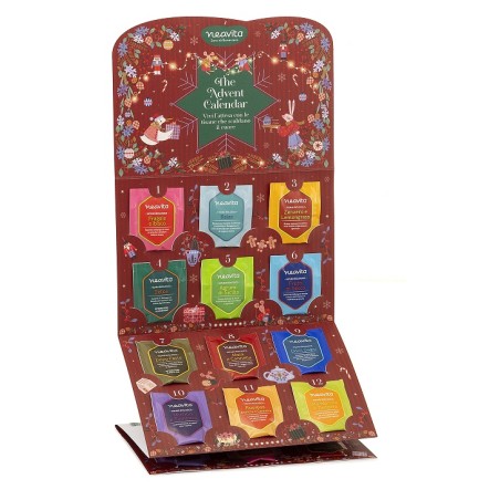 Neavita Calendario dell'Avvento 2026 - assortimento di 24 tisane e infusi biologici