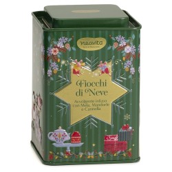 Neavita Fiocchi di Neve tisana con zuccherini decorativi in confezione regalo 12 filtroscrigno