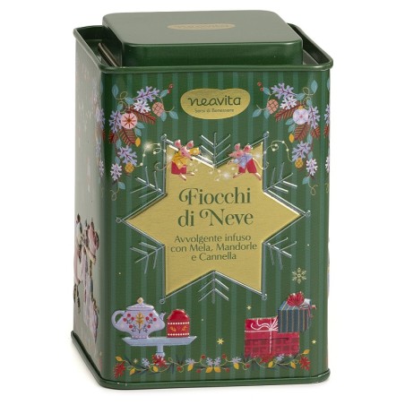 Neavita Fiocchi di Neve tisana con zuccherini decorativi in confezione regalo 12 filtroscrigno