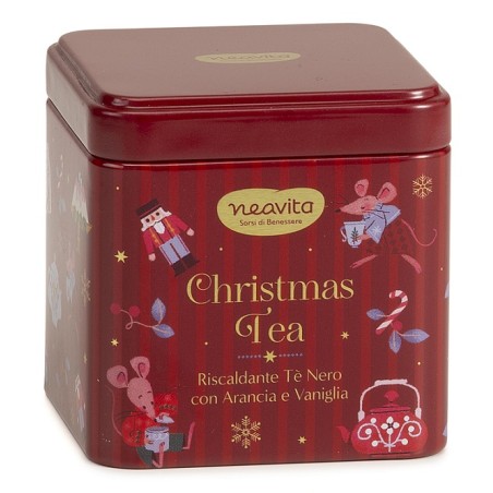 Neavita Melange Christmas Tea - tè nero di Natale 5 filtroscrigno in barattolino regalo