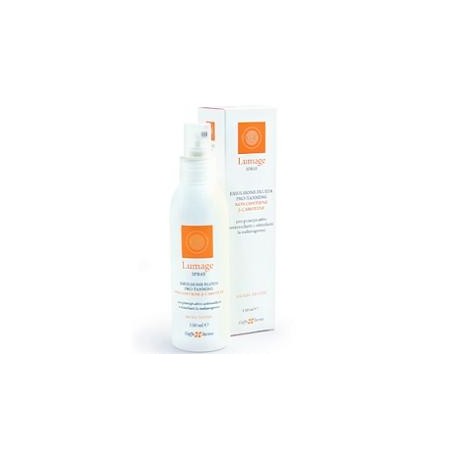 Lumage Spray Emulsione fluida viso corpo per abbronzatura idratante lenitiva 150 ml