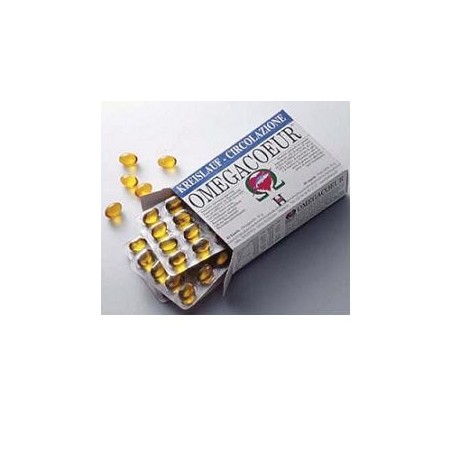 Omegacoeur integratore con Omega 3 per il benessere cardiaco 60 capsule Omegacoeur integratore con Omega 3 per il benessere cardiaco 60 capsule
