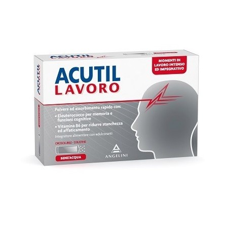 Acutil Lavoro 12 bustine - Integratore per energia mentale Acutil Lavoro 12 bustine - Integratore per energia mentale