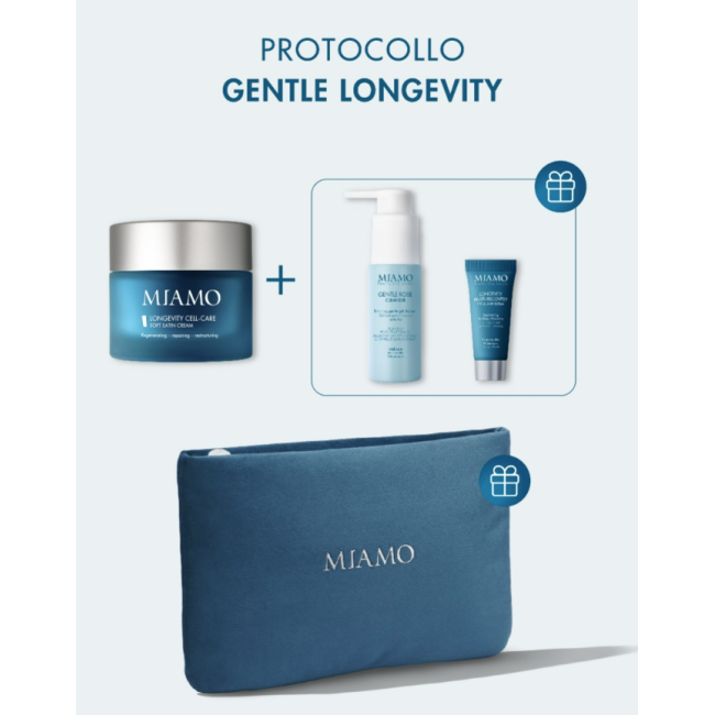 Miamo Cofanetto Gentle Longevity anti età con Soft Satin Cream 50 ml + omaggi