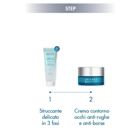 Miamo Cofanetto Eye Care con Anti Fatigue crema contorno occhi 15 ml + Crystal Oil OMAGGIO