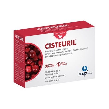 Cisteuril integratore per benessere delle vie urinarie 7+7 bustine Cisteuril integratore per benessere delle vie urinarie 7+7 bustine