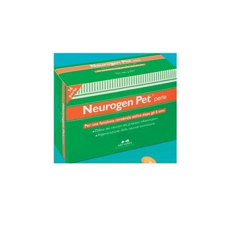 Neurogen Pet integratore per funzione cerebrale di cani e gatti anziani 36 perle Neurogen Pet integratore per funzione cerebrale di cani e gatti anziani 36 perle