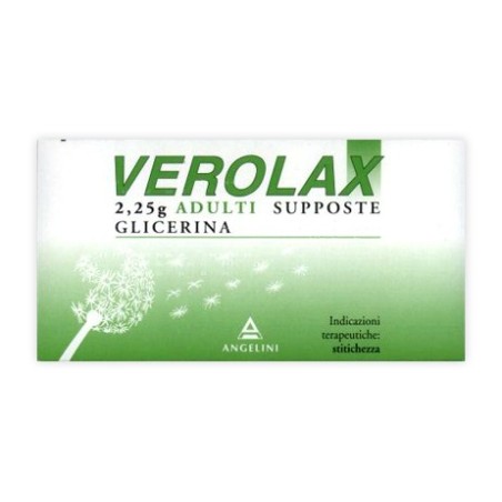 Verolax Adulti 18 Supposte 2,25 g Verolax Adulti 18 Supposte 2,25 g