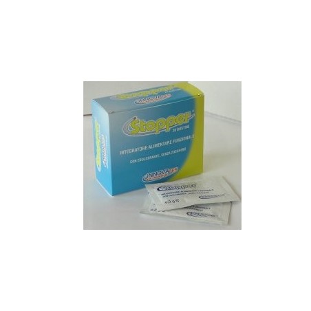Stopper integratore contro la diarrea 20 bustine gusto limone Stopper integratore contro la diarrea 20 bustine gusto limone