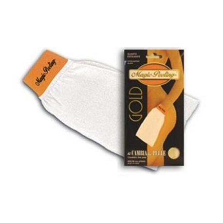 Magic Peeling Gold Guanto esfoliante corpo uomo e donna 1 pezzo