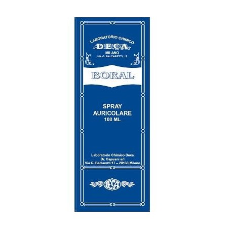 Boral Spray auricolare igienizzante per le orecchie 100 ml Boral Spray auricolare igienizzante per le orecchie 100 ml