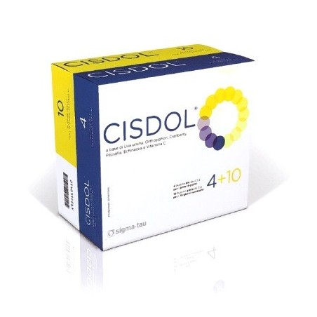 Cisdol 4 Bustine Blu + 10 Bustine Gialle Integratore per Vie Urinarie Cisdol 4 Bustine Blu + 10 Bustine Gialle Integratore per Vie Urinarie
