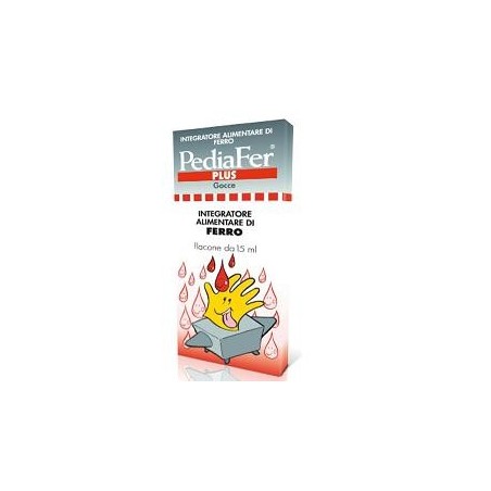 Pediatrica PediFer Plus Gocce Integratore di ferro per bambini 15 ml Pediatrica PediFer Plus Gocce Integratore di ferro per bambini 15 ml