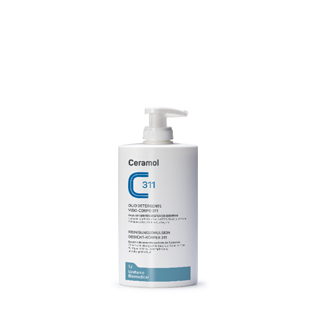 Ceramol 311 olio detergente viso corpo per pelle secca sensibile 400 ml Ceramol 311 olio detergente viso corpo per pelle secca sensibile 400 ml