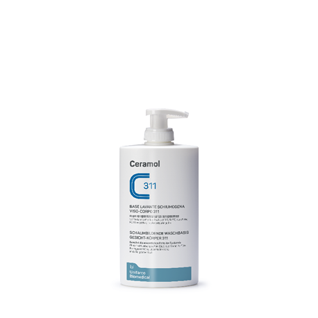 Ceramol 311 Base Lavante Schiumogena delicata per viso e corpo 400ml