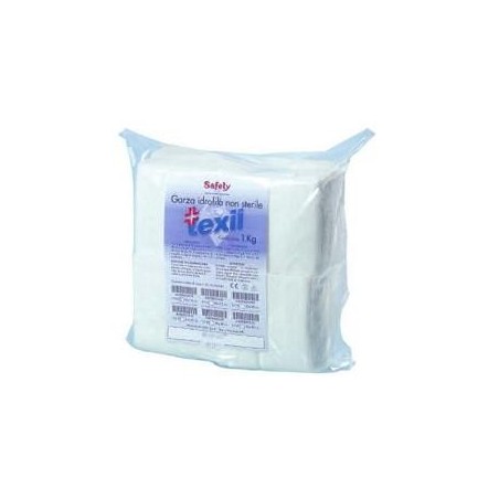 Texil Compresse non sterili puro cotone idrofilo 10 x 10 cm 1 kg Texil Compresse non sterili puro cotone idrofilo 10 x 10 cm 1 kg