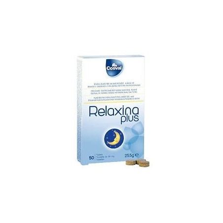Relaxina Plus integratore per favorire il sonno e l'addormentamento 50 tavolette Relaxina Plus integratore per favorire il sonno e l'addormentamento 50 tavolette