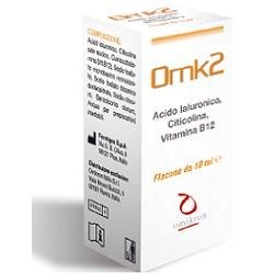 Omk2 gocce oculari lubrificanti protettive per occhi irritati 10 ml