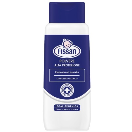 Fissan Polvere Alta Protezione rinfrescante assorbente per cambio pannolino 100 g Fissan Polvere Alta Protezione rinfrescante assorbente per cambio pannolino 100 g