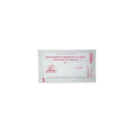 Cremore tartaro per la lievitazione di dolci e impasti 1 bustina da 20 g Cremore tartaro per la lievitazione di dolci e impasti 1 bustina da 20 g