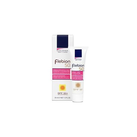 Flebion SPF 50+ Crema viso protezione solare per couperose 30 ml