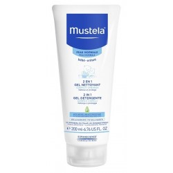 Mustela 2 in 1 gel detergente corpo e capelli per neonati 200 ml