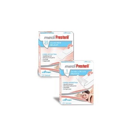 mediPresteril Cerotti medi delicati ipoallergenici 7x2cm - 20 pezzi