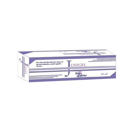 Justgel Gel con acido ialuronico per pelle secca e prurito 40 ml + cannula Justgel Gel con acido ialuronico per pelle secca e prurito 40 ml + cannula
