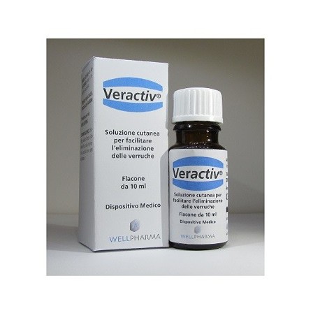 Veractiv 10 ml - Soluzione cutanea per eliminare le verruche