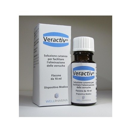 Veractiv 10 ml - Soluzione cutanea per eliminare le verruche