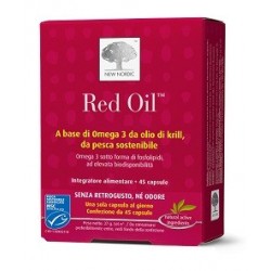 Red Oil integratore con olio di Krill per funzione cardiovascolare 45 capsule