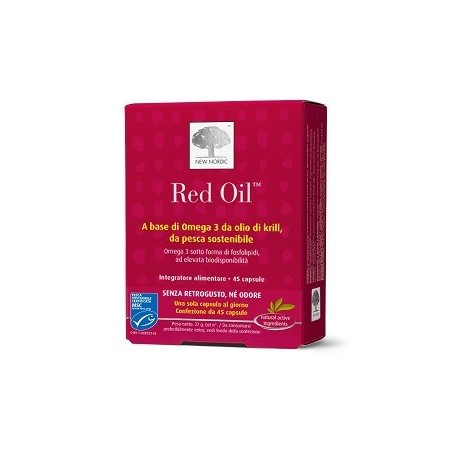 Red Oil integratore con olio di Krill per funzione cardiovascolare 45 capsule