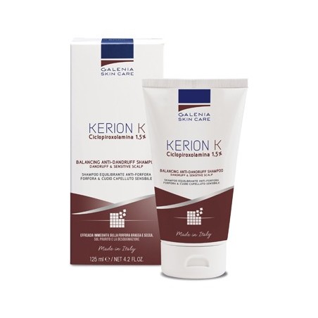 Kerion K Ciclopiroxolamina 1,5% Shampoo anti-forfora calmante del prurito 125 g Kerion K Ciclopiroxolamina 1,5% Shampoo anti-forfora calmante del prurito 125 g
