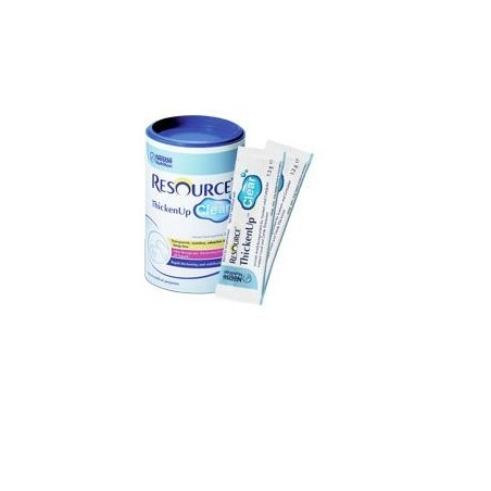 Resource ThickenUp Clear Addensante istantaneo in polvere per pazienti disfagici 125 g Resource ThickenUp Clear Addensante istantaneo in polvere per pazienti disfagici 125 g