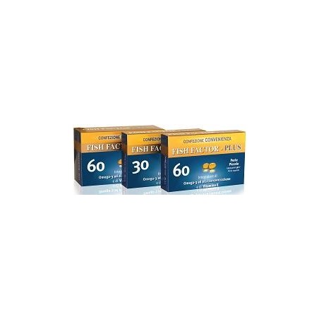 Fish Factor Plus integratore antiossidante protettivo 60 perle piccole Fish Factor Plus integratore antiossidante protettivo 60 perle piccole