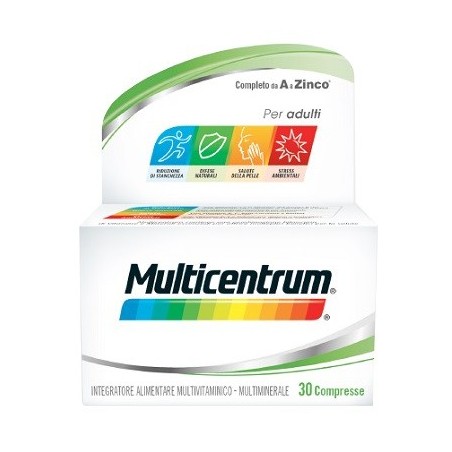 Multicentrum Adulti integratore multivitaminico in compresse 30 compresse Multicentrum Adulti integratore multivitaminico in compresse 30 compresse